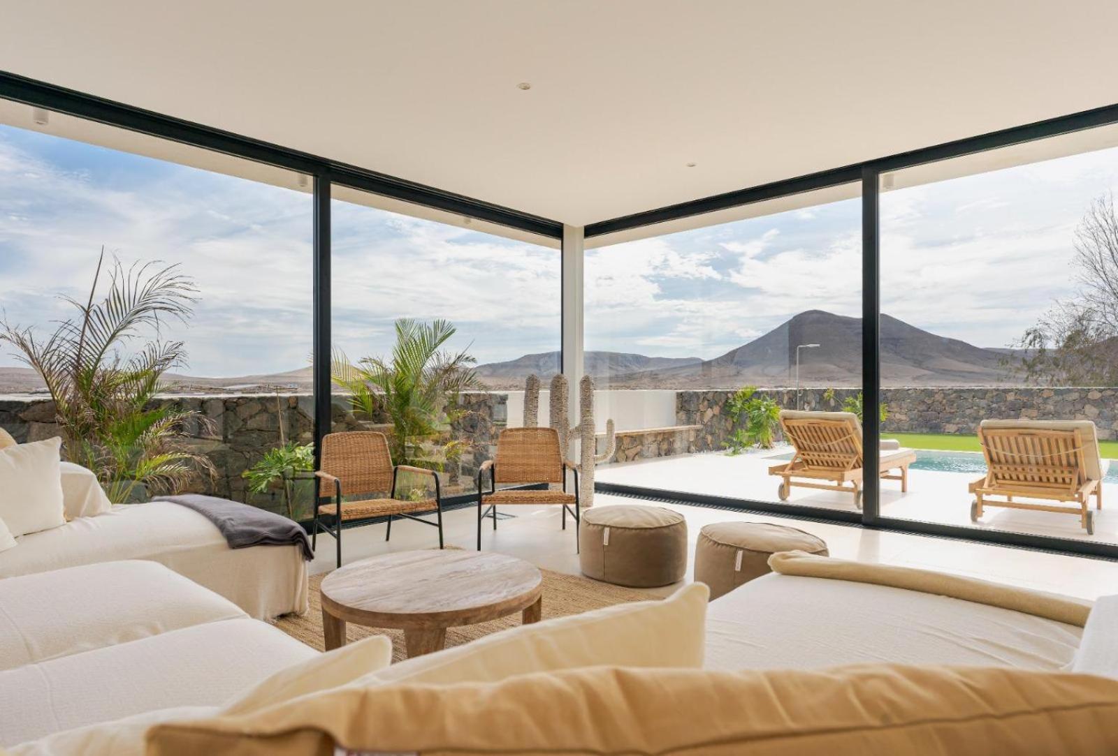 Villa Calma, Vistas A Volcanes Y Atardecer Lajares Exteriör bild