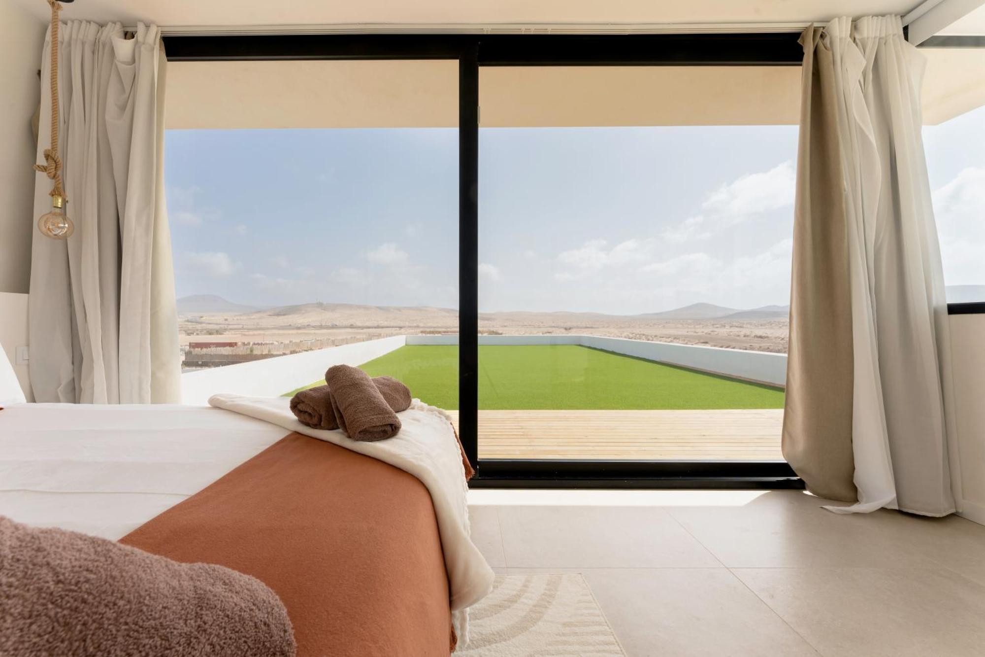Villa Calma, Vistas A Volcanes Y Atardecer Lajares Exteriör bild